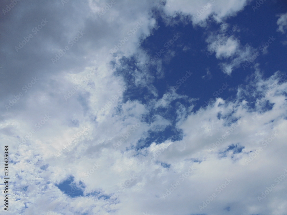 Obraz premium blue sky with clouds