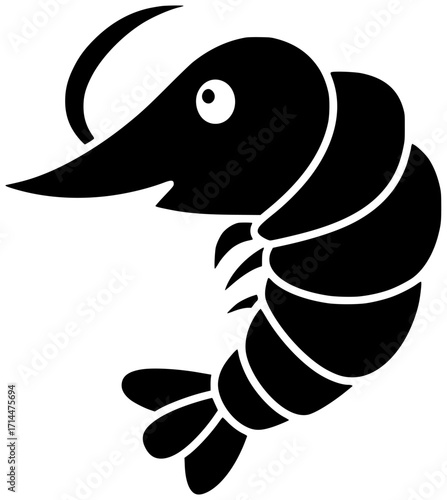 seafood illustration food silhouette shrimp logo fresh icon gourmet outline meal fish restaurant cuisine prawn dinner delicious cooking healthy shape for vector graphic background