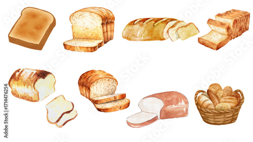 A Delicious Assortment of Freshly Baked Breads, Perfect for Any Meal and Occasion