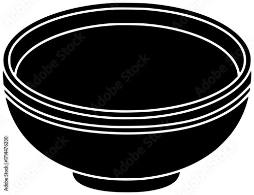 bowl illustration soup silhouette lunch logo dinner icon meal outline dish food vegetable healthy vegetarian cuisine homemade plate fresh shape cooked vector graphic background