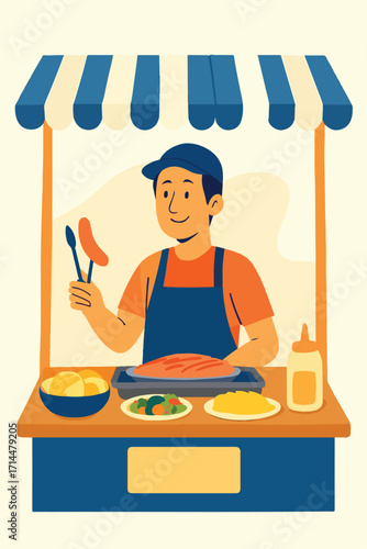 street food vendor