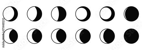 WebFollow the lunar cycle with this complete set of moon phases, perfect for astronomy education and celestial designs, representing the moon's orbit and monthly calendar progression