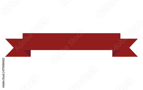 WebElegant maroon ribbon banner for adding stylish titles and messages to your designs, perfect for promotions, announcements, or adding a touch of sophistication to any project