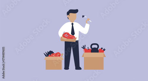 Healthy Lifestyle Choices Balancing Work, Diet, and Fitness