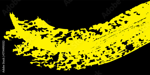 yellow black brush Car sticker wrap pattern banner abstract sporty lines black yellow color combination grunge