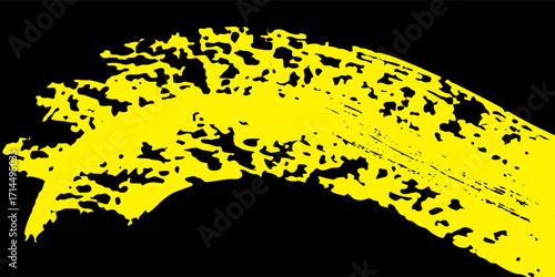 yellow black brush Car sticker wrap pattern banner abstract sporty lines black yellow color combination grunge