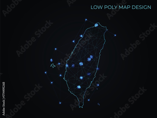 abstract digital networking connectivity vector map design	
