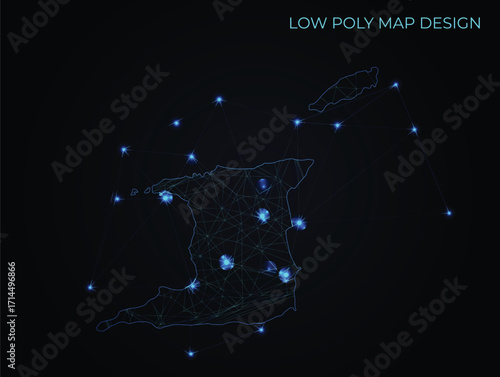 abstract digital networking connectivity vector map design	