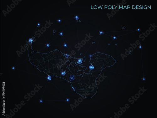 abstract digital networking connectivity vector map design	