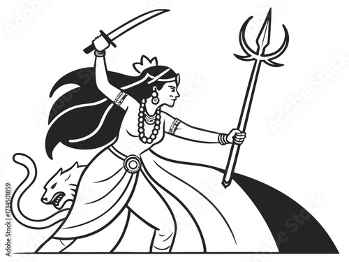 girl with a sword