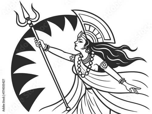girl with a sword