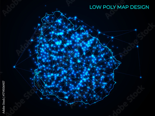 abstract digital networking connectivity vector map design	