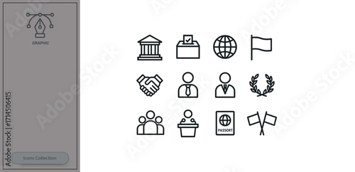 Symbols of democracy and civic engagement in various forms and activities across the globe today
