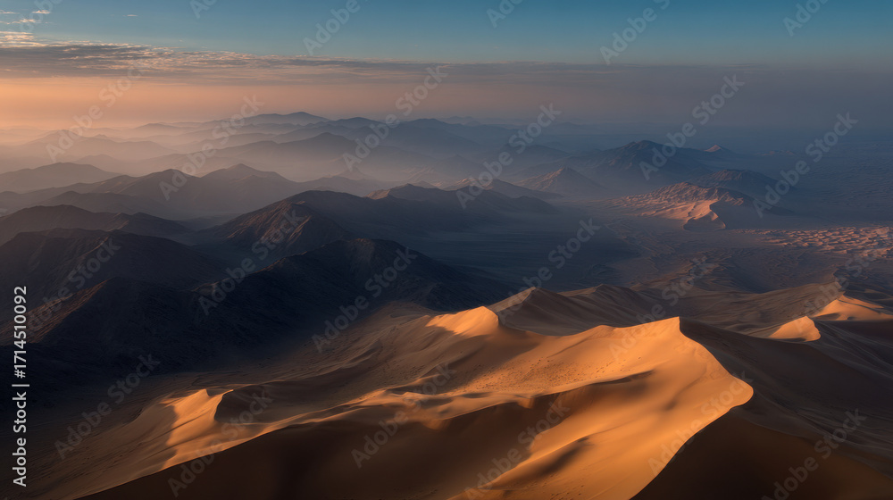 Naklejka premium aerial photography breathtaking beauty of diverse landscapes across continents