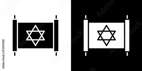Torah icon vector illustration - high quality black style vector icons