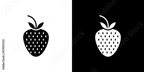 Strawberry icon vector illustration - high quality black style vector icons
