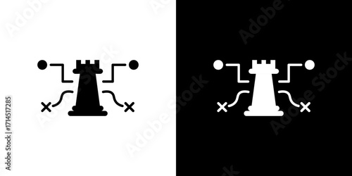 Strategical planning icon vector illustration - high quality black style vector icons