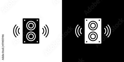 Soundbox icon vector illustration - high quality black style vector icons