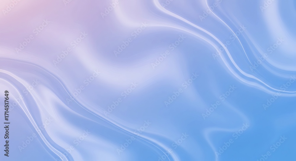 Obraz premium Abstract flowing gradient background in blue and pink hues.
