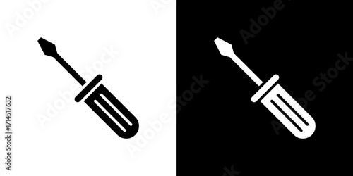 Screwdriver icon vector illustration - high quality black style vector icons