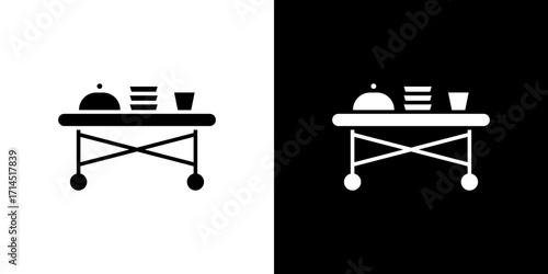 Room service icon vector illustration - high quality black style vector icons