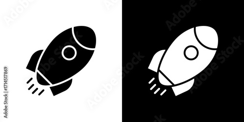 Rocket icon vector illustration - high quality black style vector icons