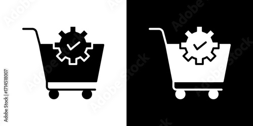 Purchase order icon vector illustration - high quality black style vector icons