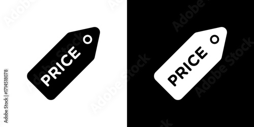 Price tag icon vector illustration - high quality black style vector icons
