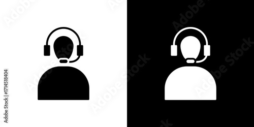 Personal assistant icon vector illustration - high quality black style vector icons