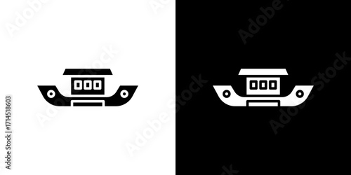 Noah Ark icon vector illustration - high quality black style vector icons