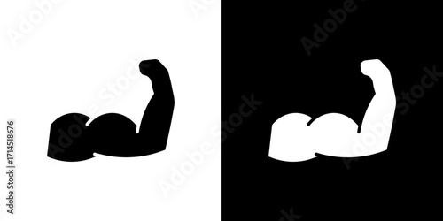 Muscle icon vector illustration - high quality black style vector icons