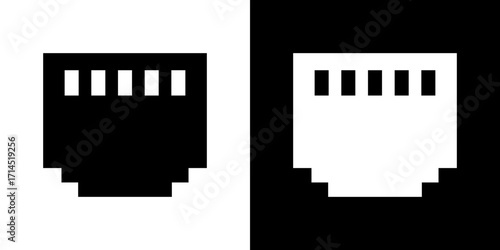 Lan icon vector illustration - high quality black style vector icons