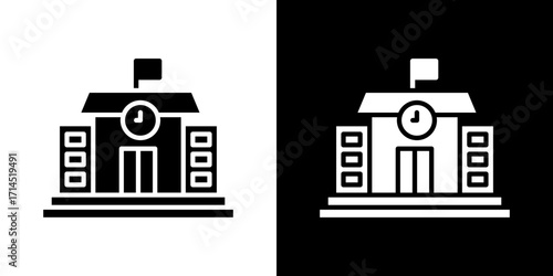 Institute icon vector illustration - high quality black style vector icons