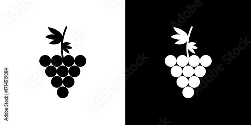 Grape icon vector illustration - high quality black style vector icons