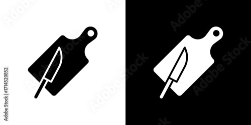 Cutting board icon vector illustration - high quality black style vector icons