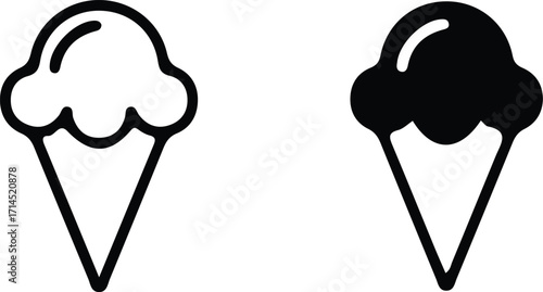 ice cream cone icons
