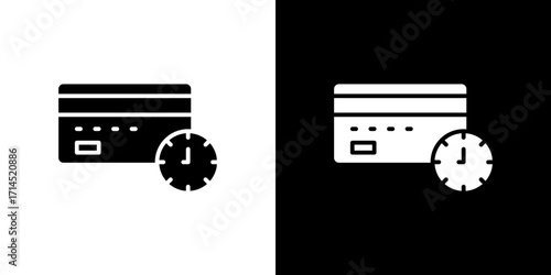 Credit history icon vector illustration - high quality black style vector icons