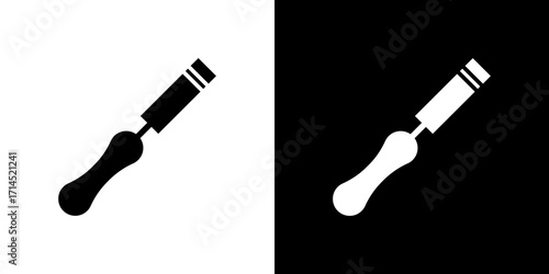 Chisel icon vector illustration - high quality black style vector icons