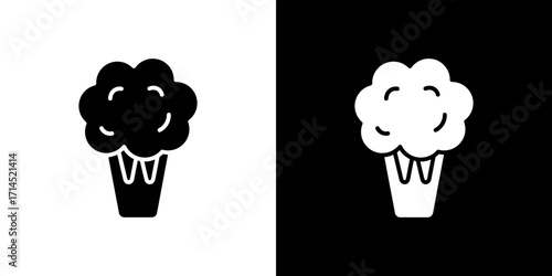 Cauliflower icon vector illustration - high quality black style vector icons