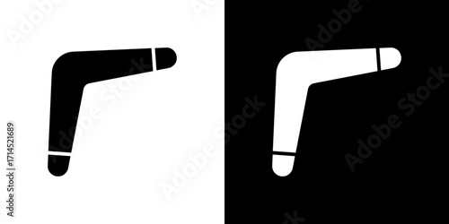 Boomerang icon vector illustration - high quality black style vector icons