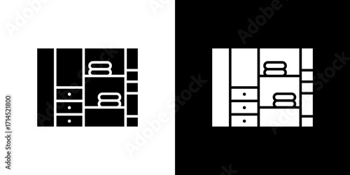Big closet icon vector illustration - high quality black style vector icons