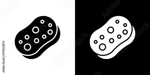 Bath sponge icon vector illustration - high quality black style vector icons