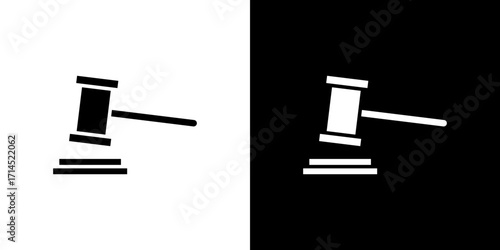Auction icon vector illustration - high quality black style vector icons