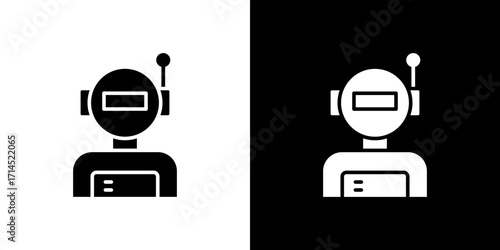 Astronaut user icon vector illustration - high quality black style vector icons