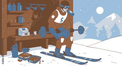 Skier's Strength Training A Fusion of Winter Sports and Weightlifting for Peak Performance