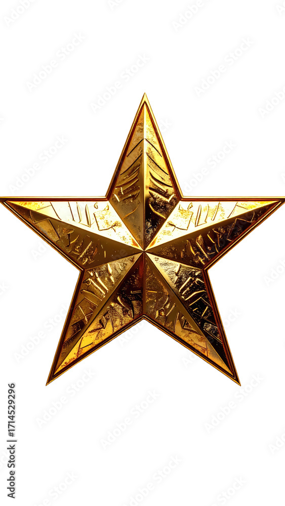 Obraz premium Golden star graphic