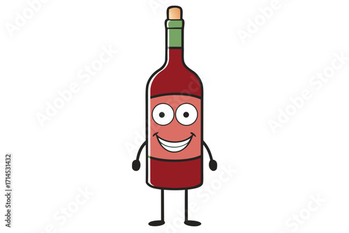 red wine bottle