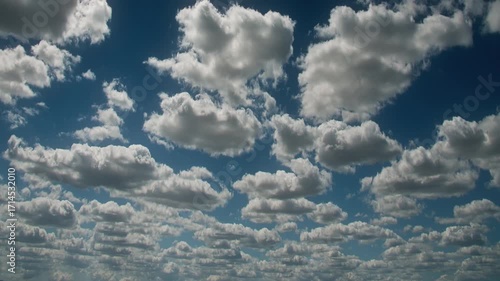 Clouds Speed Across Blue Sky — Time-Lapse Nature Sky Background (4K)