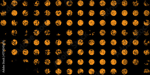 black orange brush car sticker wrap abstract pattern sporty line banner black orange color combination grunge brush pattern motorsport