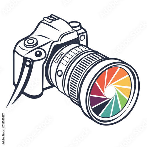 camera and lens